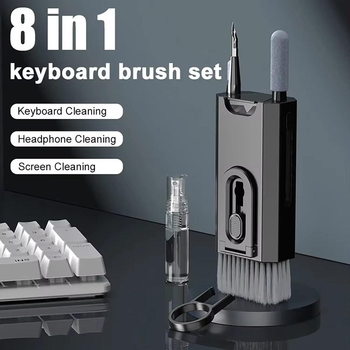 Tech Cleaning Kit – Keyboard, Screen & Earbuds