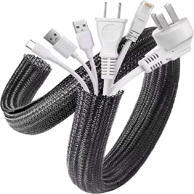 Braided Cable Sleeve – 1m, 3m & 5m – TidyCircuit