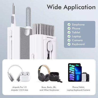 Tech Cleaning Kit – Keyboard, Screen & Earbuds